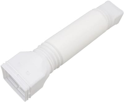 Zeynomax - Regenpijp Verlenger - Afvoer Regenpijp - Flexibel en Duurzaam - Wit - Gootaansluiting - Accessoires voor Dakgoten - Geschikt voor Regenwa..