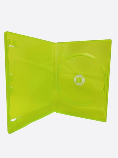 Allecto - 25 Stuks Reservehoezen voor Xbox 360 - Vervangende Hoes - Hoge Kwaliteit - Transparant Groen - Game Accessoires - Geschikt voor Xbox 360