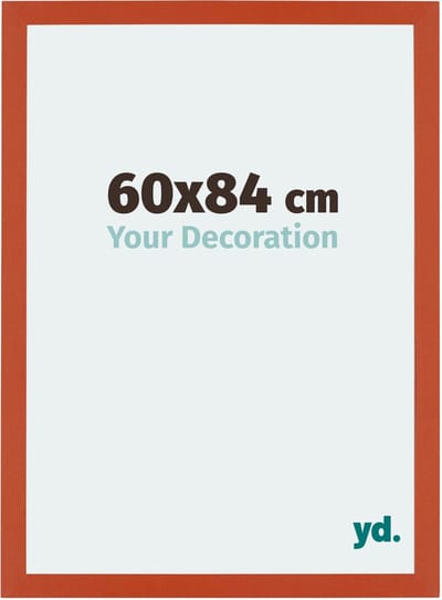 Your Decoration - Fotolijst 60x84 cm - MDF - Oranje - Mura