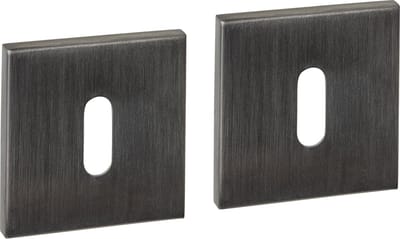 Intersteel Sleutelrozetten verdekt 53x53x6mm PVD antraciet