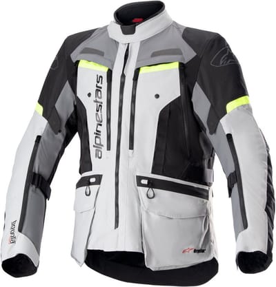 Alpinestars Bogotá Pro Drystar Jas Ijs Grijs Donker Grijs Fluo Geel - Jas