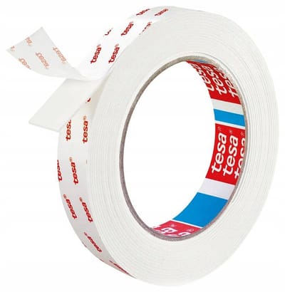 Tesa - Dubbelzijdige Powerbond Tape - Tapijt en Pleisterwerk - 5m x 19mm - Binnenshuis