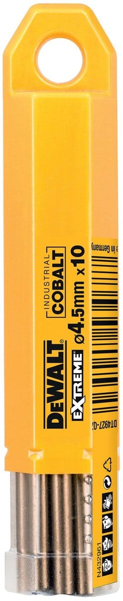DeWalt DT4927-QZ Serie - Kobalt Metalen Boor - 4.5mm - HSS-Co - 10 Stuks