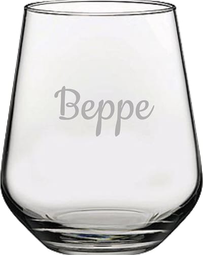 Gegraveerde Drinkglas 42,5cl Beppe