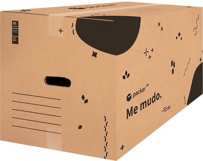 Verhuisdozen 10 stuks Robuust met Handvatten voor Opslag en Transport (60x40x40 cm)