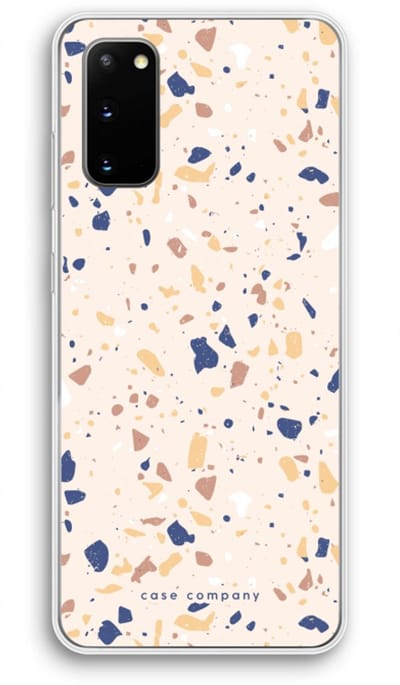 Case Company® - Hoesje geschikt voor Samsung Galaxy S20 hoesje - Terrazzo N°23 - Soft Cover Telefoonhoesje - Bescherming aan alle Kanten en Schermrand