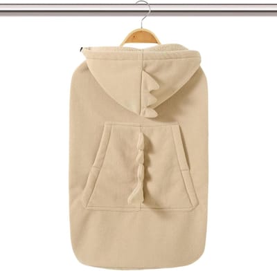 Babydrager Hoes - Draagzak Cape - Buiten Beschermen - Winddicht Dubbellaags Ontwerp - 76x63cm - Meerkleurig