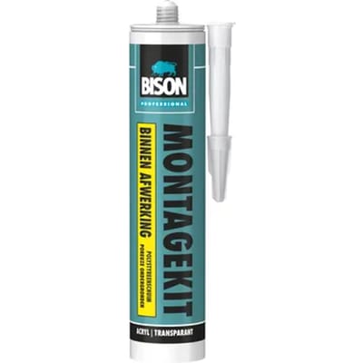 Bison professional binnen afwerking montagekit wit - 310 gram