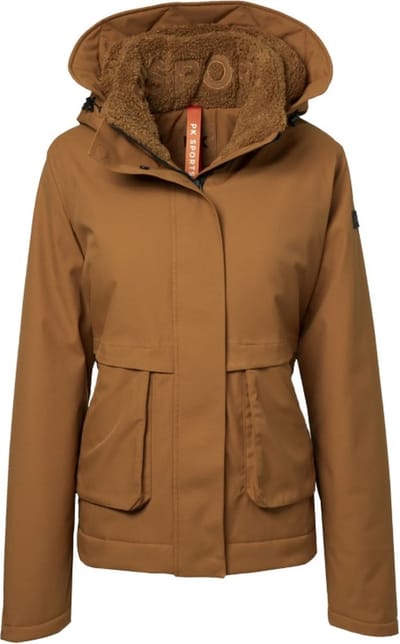 PK International - Winterjas - Dames - Waterdicht - Winddicht - Capuchon - Piazzo - Almond - XS/34