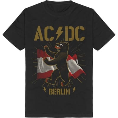 AC/DC T-shirt - Berlin - S tot XXL - voor Mannen - zwart
