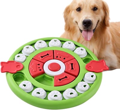 Hondensnack Speelgoed - Interactieve Voerbak - Hond Bezig Houden - Vertraagt Eetgedrag - 28 cm - Groen