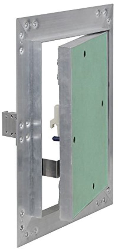 Inspectie klep met aluminium frame 20x30cm voorbouw en onderhoud