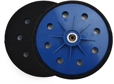Dailygoods - Wandpolijst- en schuurschijf - 7 inch 180 mm - Zacht abs materiaal - 8-gaats schijven - Voor optimale afwerking en gebruiksgemak