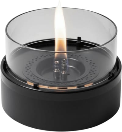 Tenderflame Rosie 18 Tafelhaard - Black Smoke Keramiek - Sfeerhaard Binnen - Tenderfuel - Bio-Ethanol Alternatief - Rookvrij, veilig, schoon en geurarm