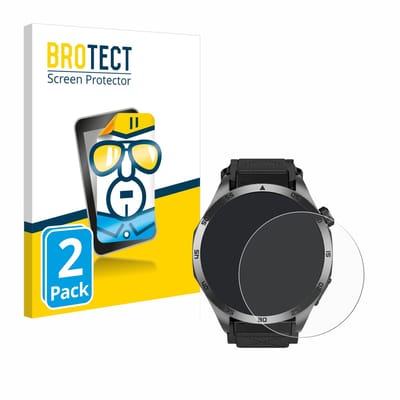 BROTECT - Screenprotector voor Knauermann Pro 3 Fan Edition 2025 (rond) - Folie Beschermfolie transparant 2 Stuks