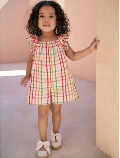 Next - Meisjes - Playsuit om aan te trekken - Crème