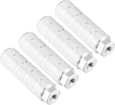 Fiets Voetsteunen - Pedalen Assen - Extra Zitten - 3/8 Inch Assen - 4 stuks - Zilverkleurig