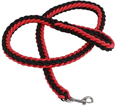 Dailygoods- Hondenriem Professionele Veiligheid - Flexibele Gesp - Zware Uitvoering - Geschikt voor Middelgrote Honden - 1 Meter Lang - Ideaal voor Wandelen en Trainen - Hondenlijn