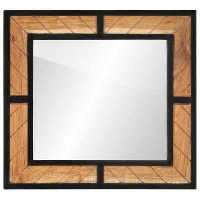 vidaXL - Badkamerspiegel - 60x1x55 - cm - massief - acaciahout