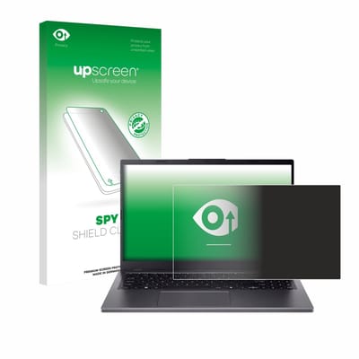 upscreen - privacy screenprotector voor Acer Aspire 15 A15-51 - Folie Beschermfolie Blauwlichtfilter