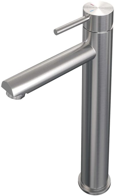 Brauer Brushed Edition Verhoogde Opbouw Wastafelmengkraan Model A RVS Geborsteld PVD