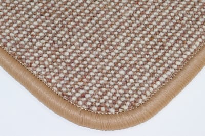 Wollen Vloerkleed - Deurmat - Diva - terra - ecru - 70x90cm