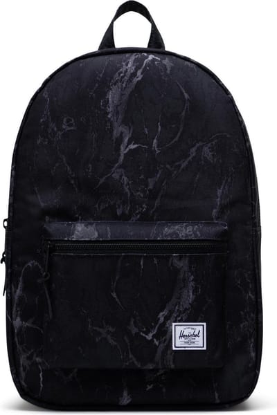 Settlement - Black Marble / Rugzak - schooltas - laptoptas / met 15" Laptopvak - 23L opbergruimte / Beperkte Levenslange Garantie / Zwart