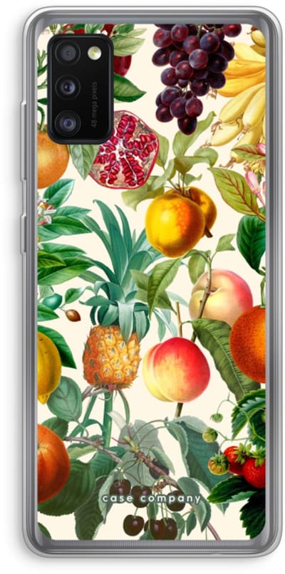 Case Company® - Hoesje geschikt voor Samsung Galaxy A41 hoesje - Classic Flora - Soft Cover Telefoonhoesje - Bescherming aan alle Kanten en Schermrand