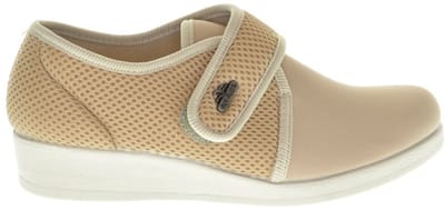 Fly Flot Beige Dames Pantoffel Lycra Met Velcro maat 41