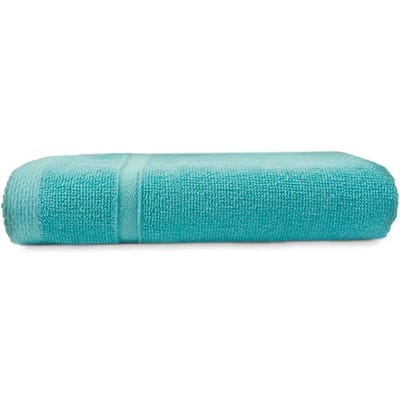 The One Towelling Recycled Classic Handdoek - 50 x 100 cm - Hoge vochtopname - 450 gr/m² - Katoen/Polyester - Zeegroen