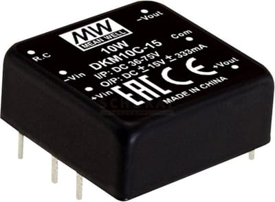 MEAN WELL DKM10A-12 DC/DC-convertermodule 416 mA 10 W Aantal uitgangen: 2 x Inhoud 1 stuk(s)