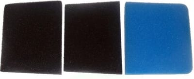 Ubbink Filtermatten Filtramax 9000 1 x blauw 2 x zwart H3,5 x 25 x 31,0/34,0 cm