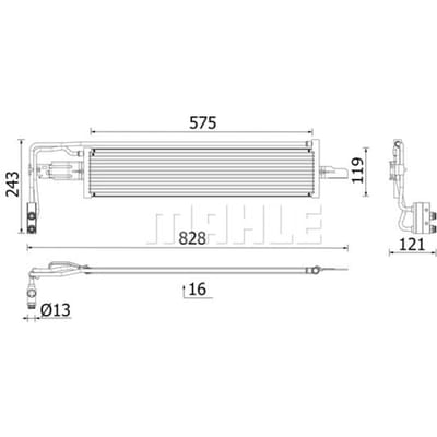 Olie radiator MAHLE CLC 319 000P