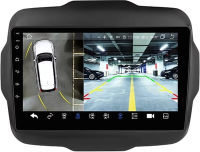 Autoradio bluetooth met camera - Carplay - Voor Jeep Renegade (2016-2020) - Geschikt voor Apple en Android - Stereo - Navigatie - Navigatiesysteem auto