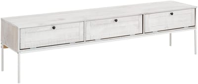 Freya-Tv-meubel - 3-Kleps - Wit Grenen