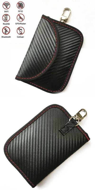 Autosleutel RFID antidiefstal | Keyless entry Beschermhoes | Antidiefstal | Carbon - Horizontaal 2024 Model