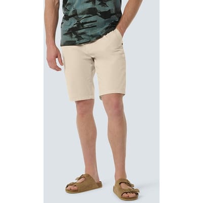 No Excess Short Garment Dyed Stretch Light Weight Cement Maat: S | Korte Broeken Outlet | Heren | Beige