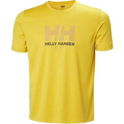 Helly Hansen Tech Graphic 2.0 Korte Mouwen Basislaag Geel L Man