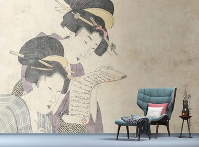 Fotobehang osaka3 DD122932 Livingwalls Walls by Patel 3 Beige Creme Geel Vlies 270 x 400 cm (4 delen) Fotobehang online webshop