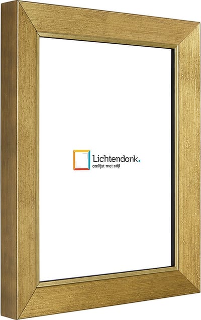 Fotolijst - Chique Goud - Fotomaat 10x15 - Helder glas - Art.nr. 10573210152