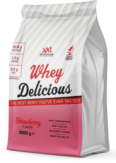 XXL Nutrition - Whey Delicious - Aardbei - Eiwitpoeder - 2500 g