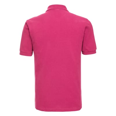 Russell Heren Klassiek Katoenen Polo Shirt (Fuchsia)