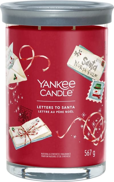 Yankee Candle - Letters To Santa Large Tumbler Geurkaars - 100 branduren - twee lonten