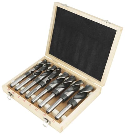 Dailygoods- Boorset 8-delig - HSS Boorkoppen - Duurzaam Gehard Staal - Voor Kunststoffen/Aluminium/Koper/Roestvrij Staal - Professioneel/Gereedschap