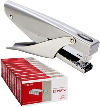 Nietmachine - Papier tang - Documenten organiseren - Robuuste metalen - 1x1x1 cm - Zwart