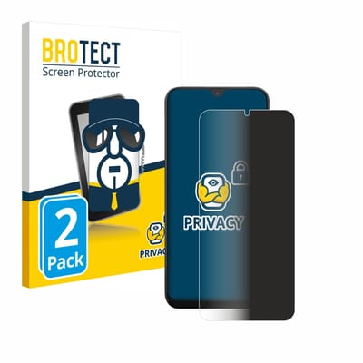 BROTECT - privacy screenprotector voor Volla Phone 22 - Folie Beschermfolie Blauwlichtfilter 2 Stuks