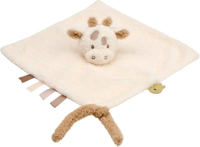 Nattou TEDDY Knuffeldoekje - Giraf - 39 cm - Ecru