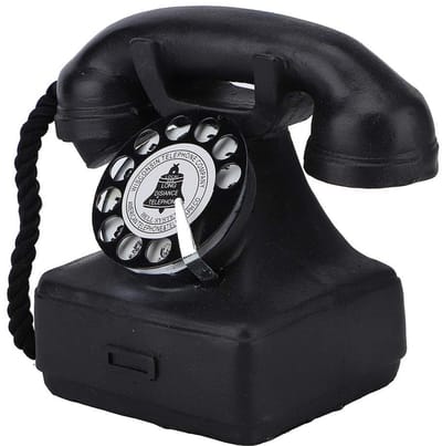 Dailygoods- Vaste Telefoon Vintage Stijl - Retro Telefoon - Decoratie Kantoor - Bureaudecoratie - Hoogwaardige Hars - Duurzaam en Veilig