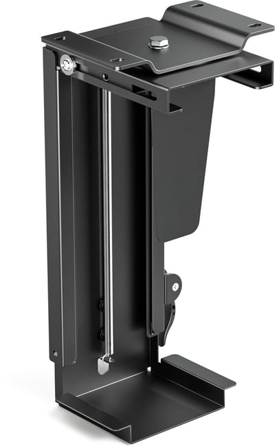 Unyqoos® Verstelbare en draaibare PC-houder voor compacte werkplekoplossingen