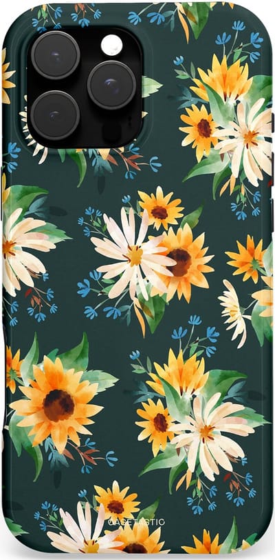 Casetastic Hoesje Geschikt voor Apple iPhone 16 Pro Max Magsafe - Stijlvolle Beschermende Duo-layer Case - Zonnebosjes